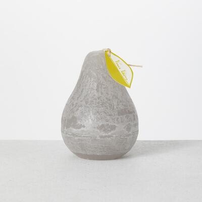 Gray Pear Candle