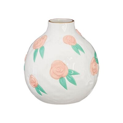 Peach Rose Vase