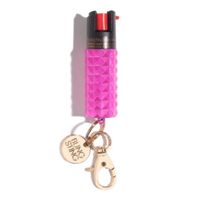 Hot Pink Pepper Spray Keychain