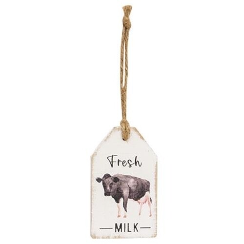 Fresh Milk Wood Tag