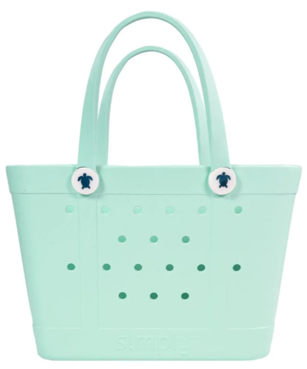 Sm Aqua SS Tote