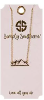 SS Gold Mountain Necklace