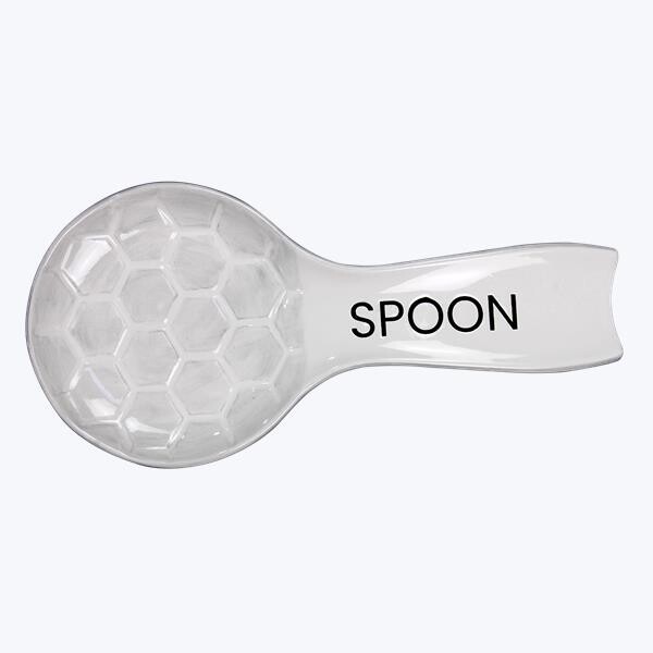 Gray Patterned Spoon Rest