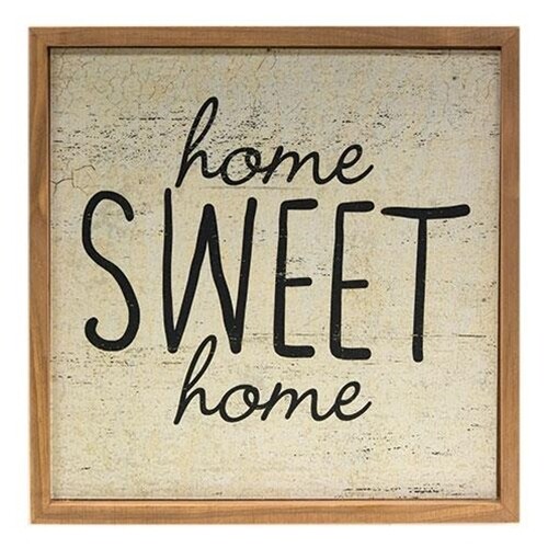 Framed Home Sweet Home Sign