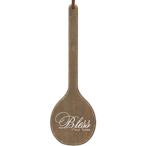 Bless Our Home Flat Spoon Ornament