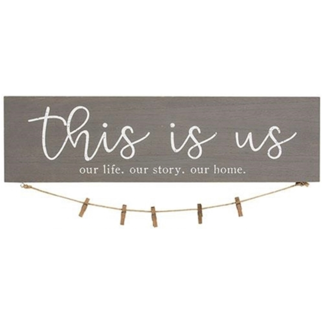 Gray This Is Us Photo Hanger