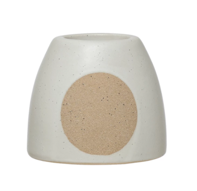 Stoneware Circle Tealight Holder