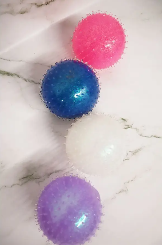 Blue Spiky Squishy Ball