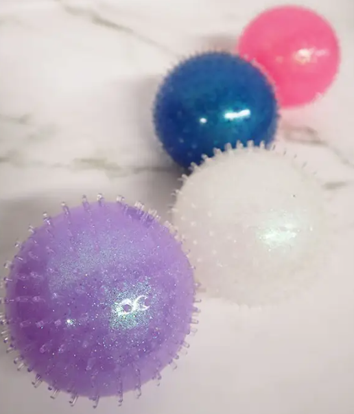Purple Spiky Squishy Ball
