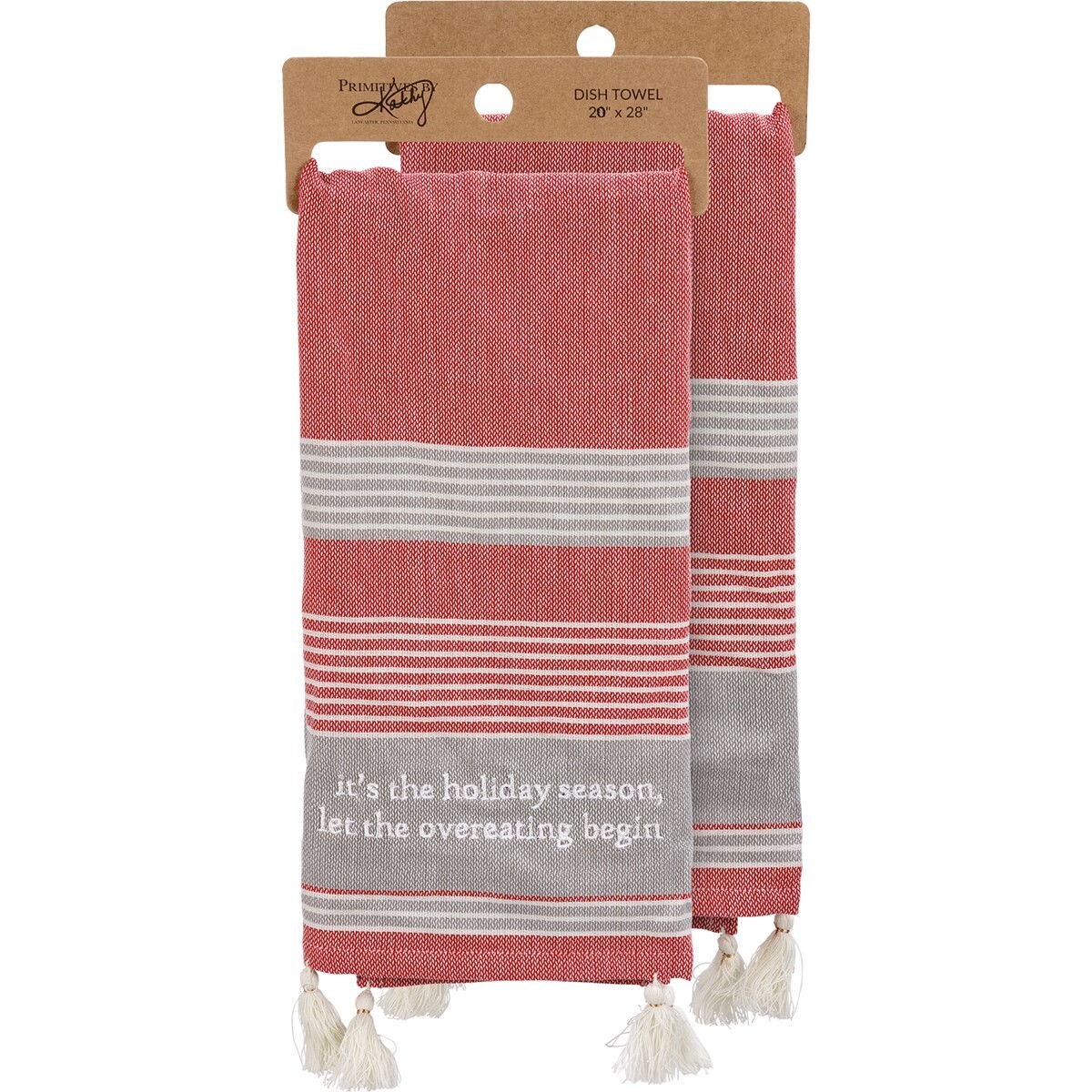 Holiday Season Tassel Towel