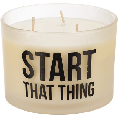 Start That Thing Candle