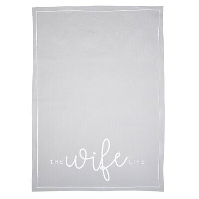 Wife Life Tea Towel