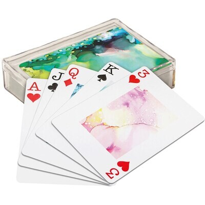 Colorful Ink Playing Cards