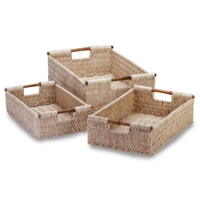 Sm Corn Husk Nesting Basket