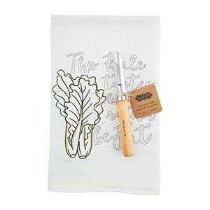 Kale Towel & Utensil Set