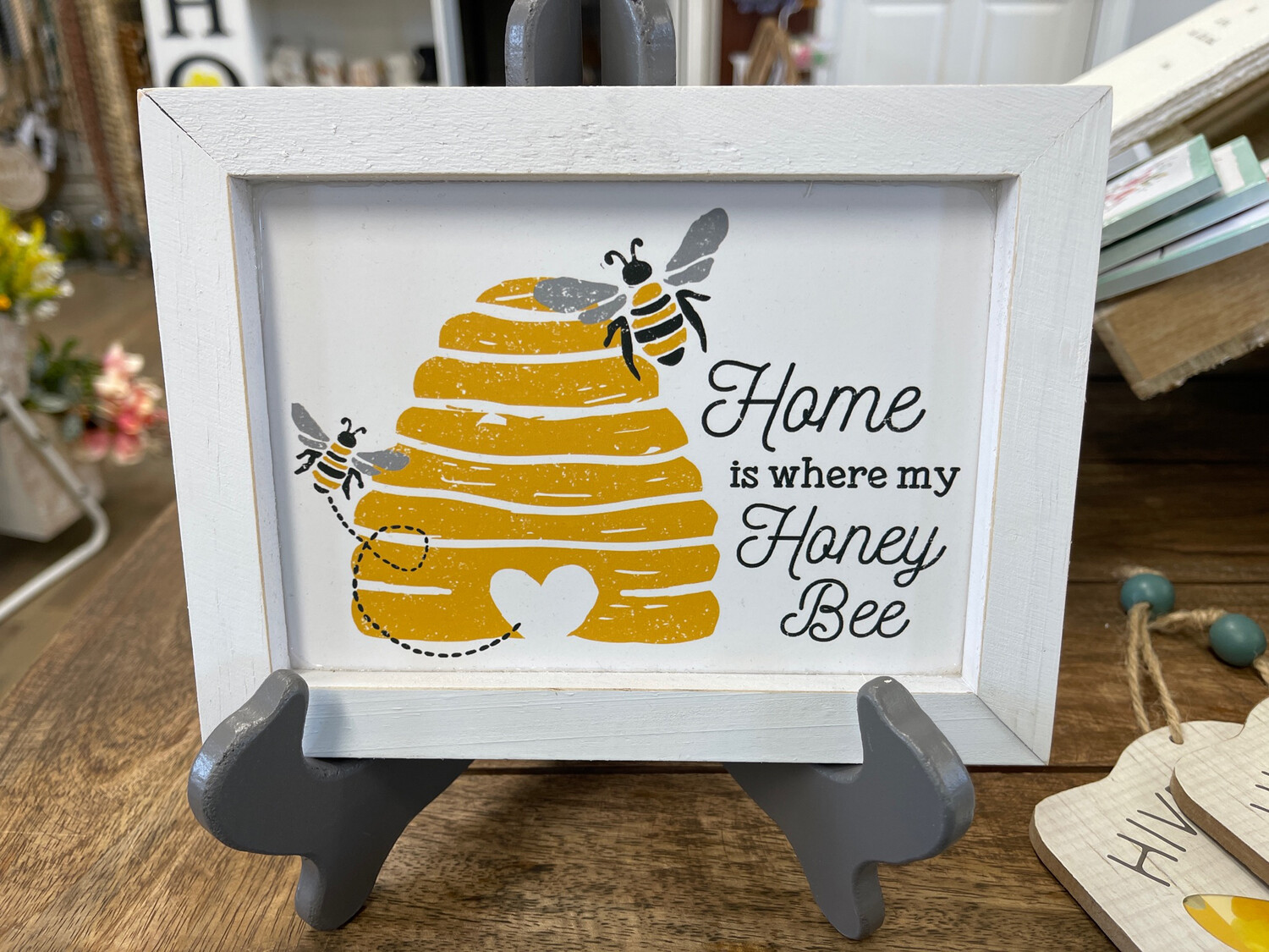 Home Honey Bee Sign