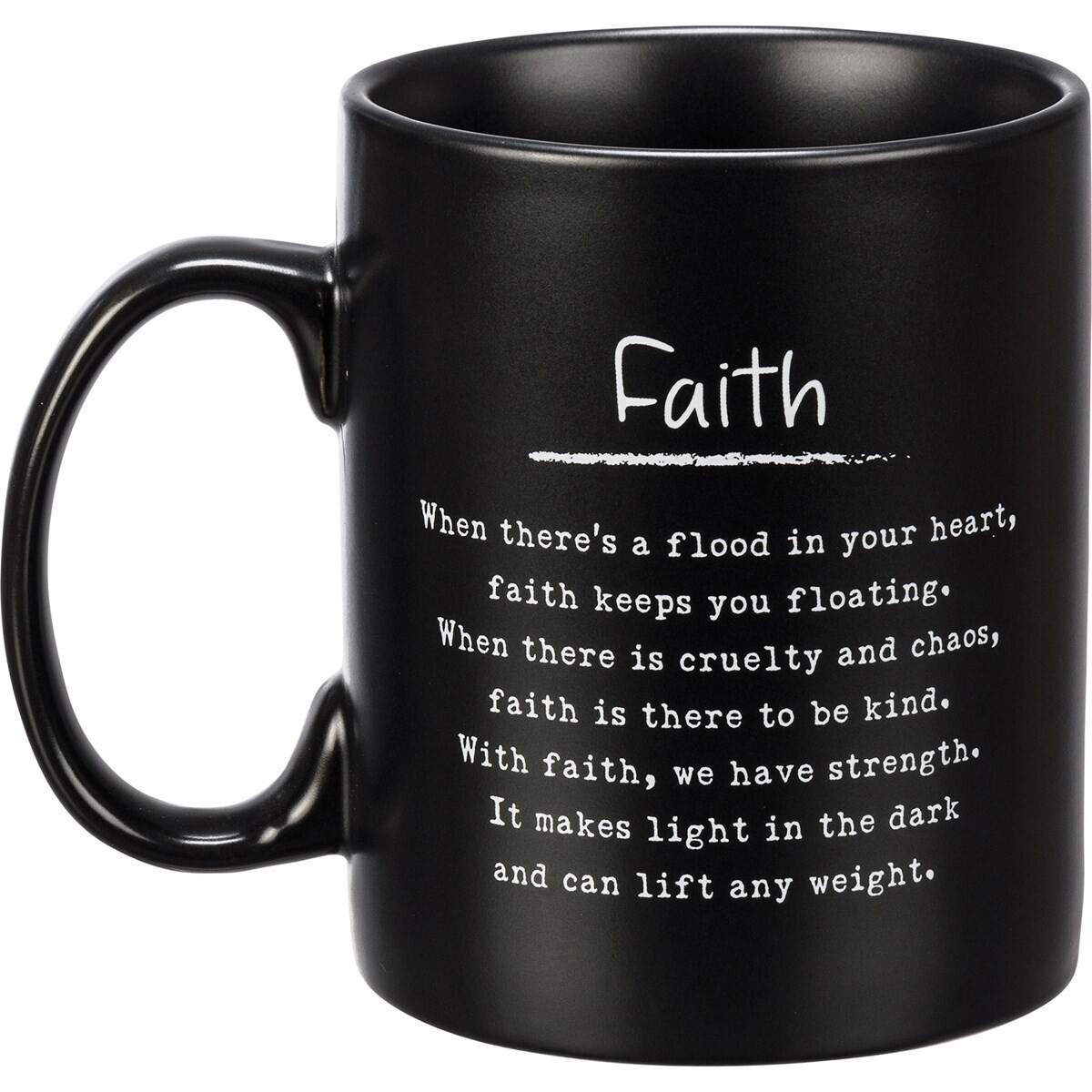 Black Faith Definition Mug