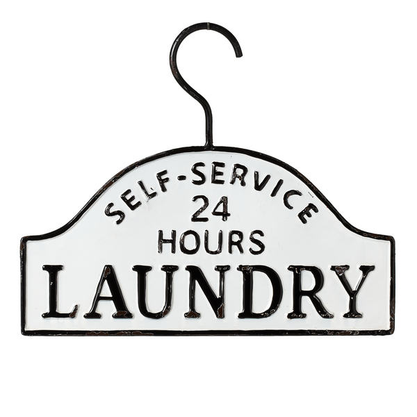 Laundry Hanger Sign