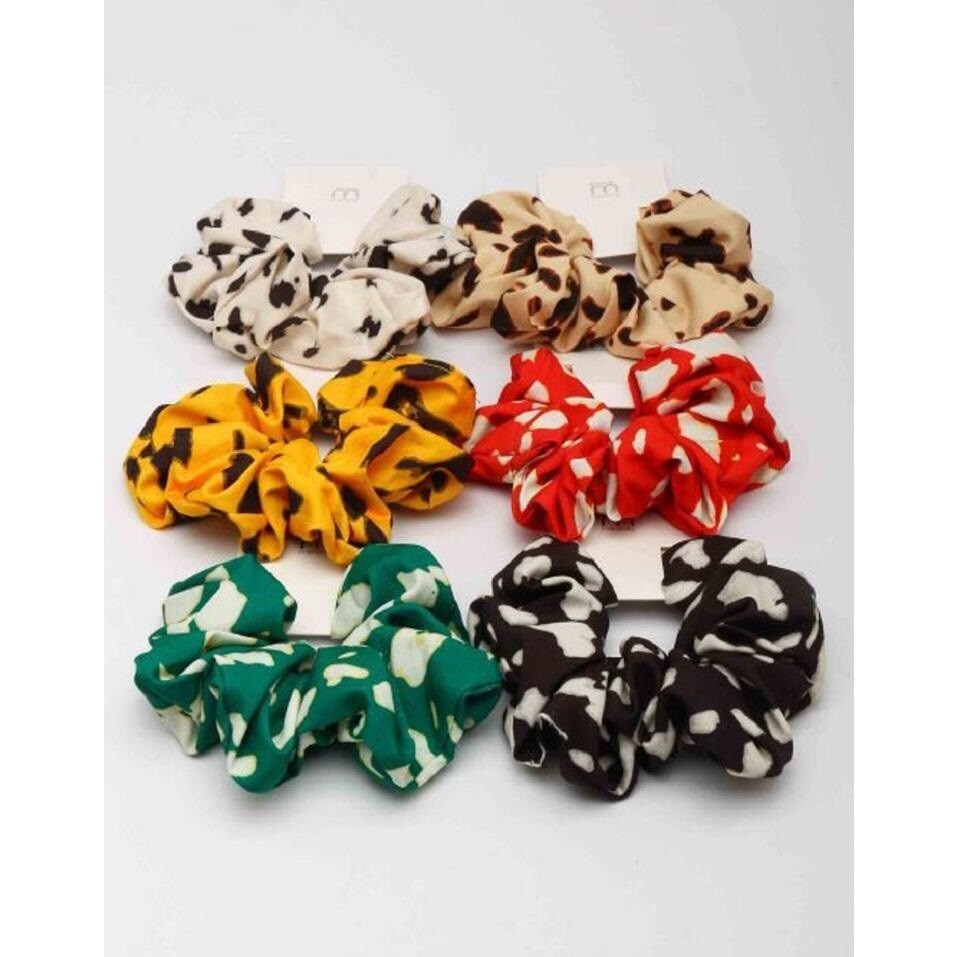 Abstract Print Scrunchie