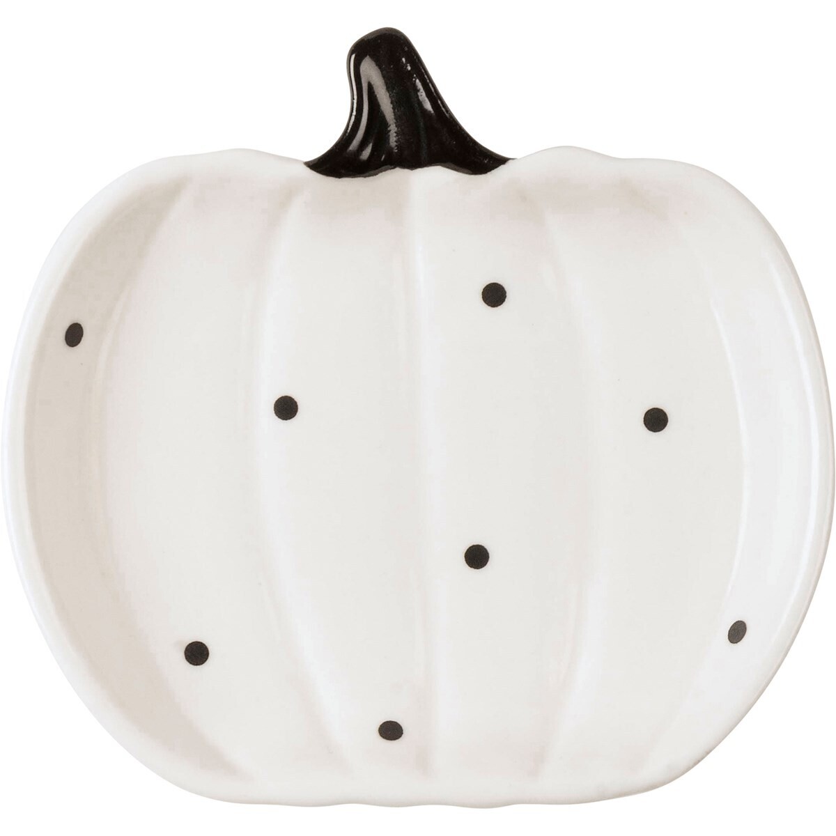 Sm Dot Pumpkin Plate