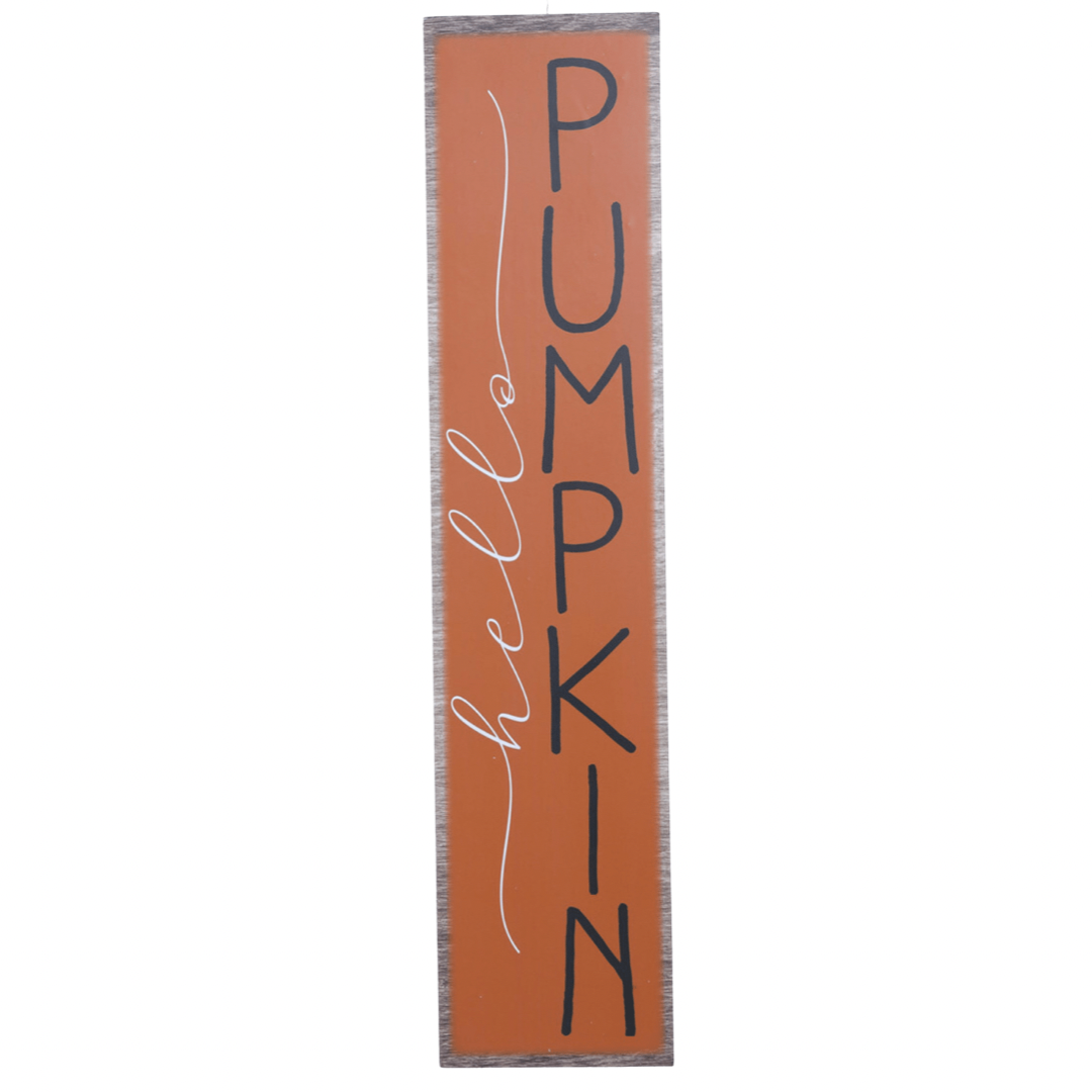 Hello Pumpkin Porch Sign
