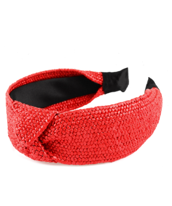 Red Rattan Headband