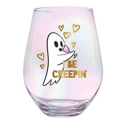 Be Creepin' Jumbo Wine Glass