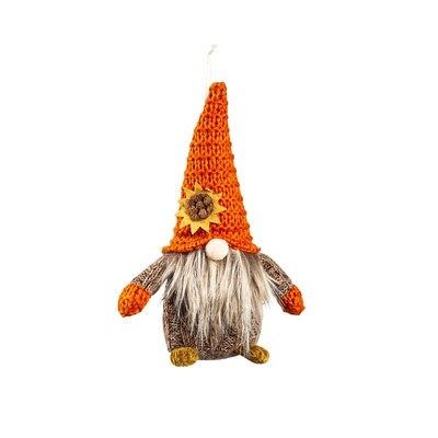 Sm Sunflower Hat Gnome
