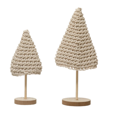 Lg Cotton Crochet Tree