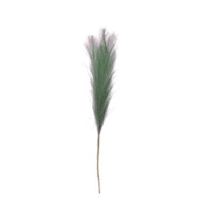 Faux Emerald Pampas Grass Pick
