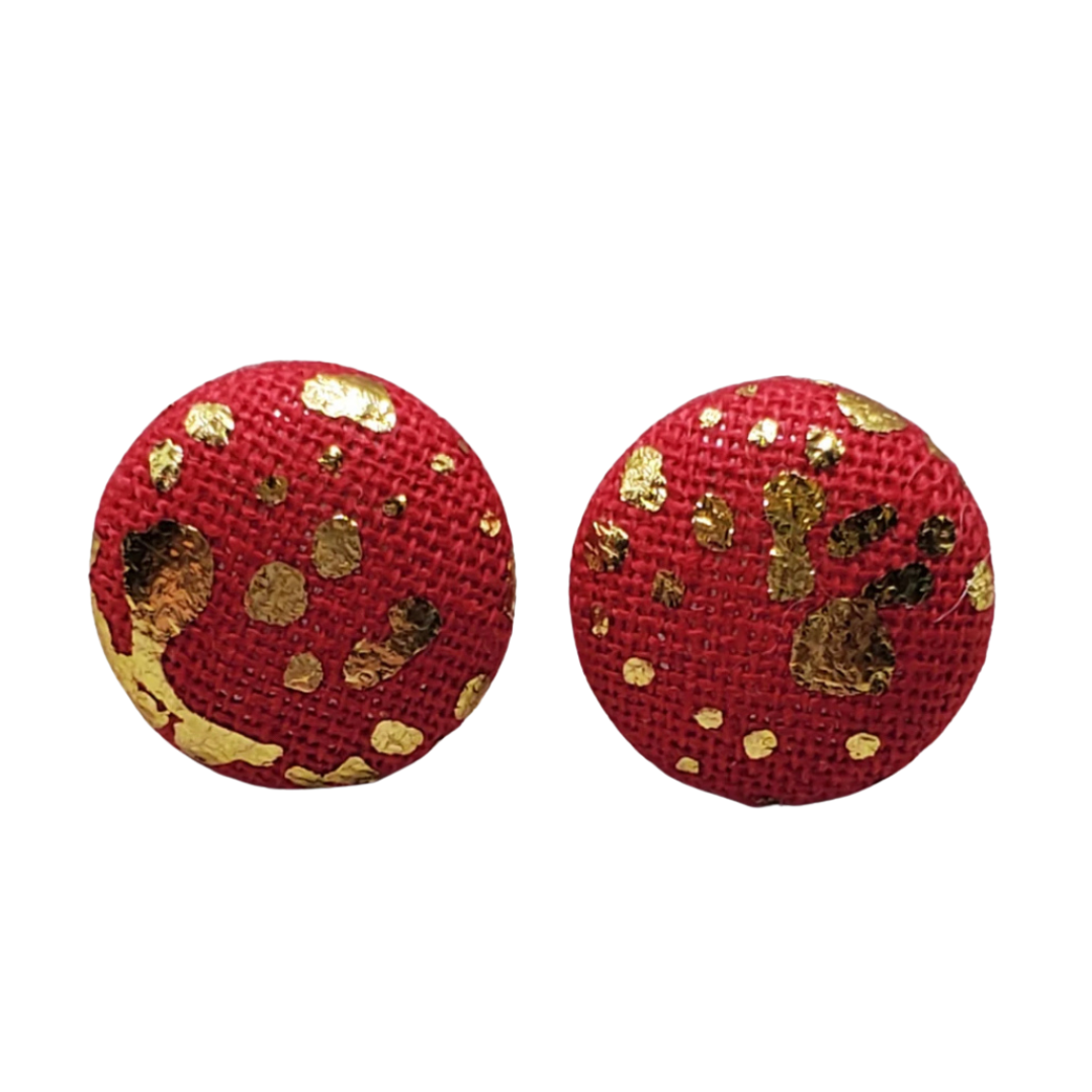 Red & Gold Studs