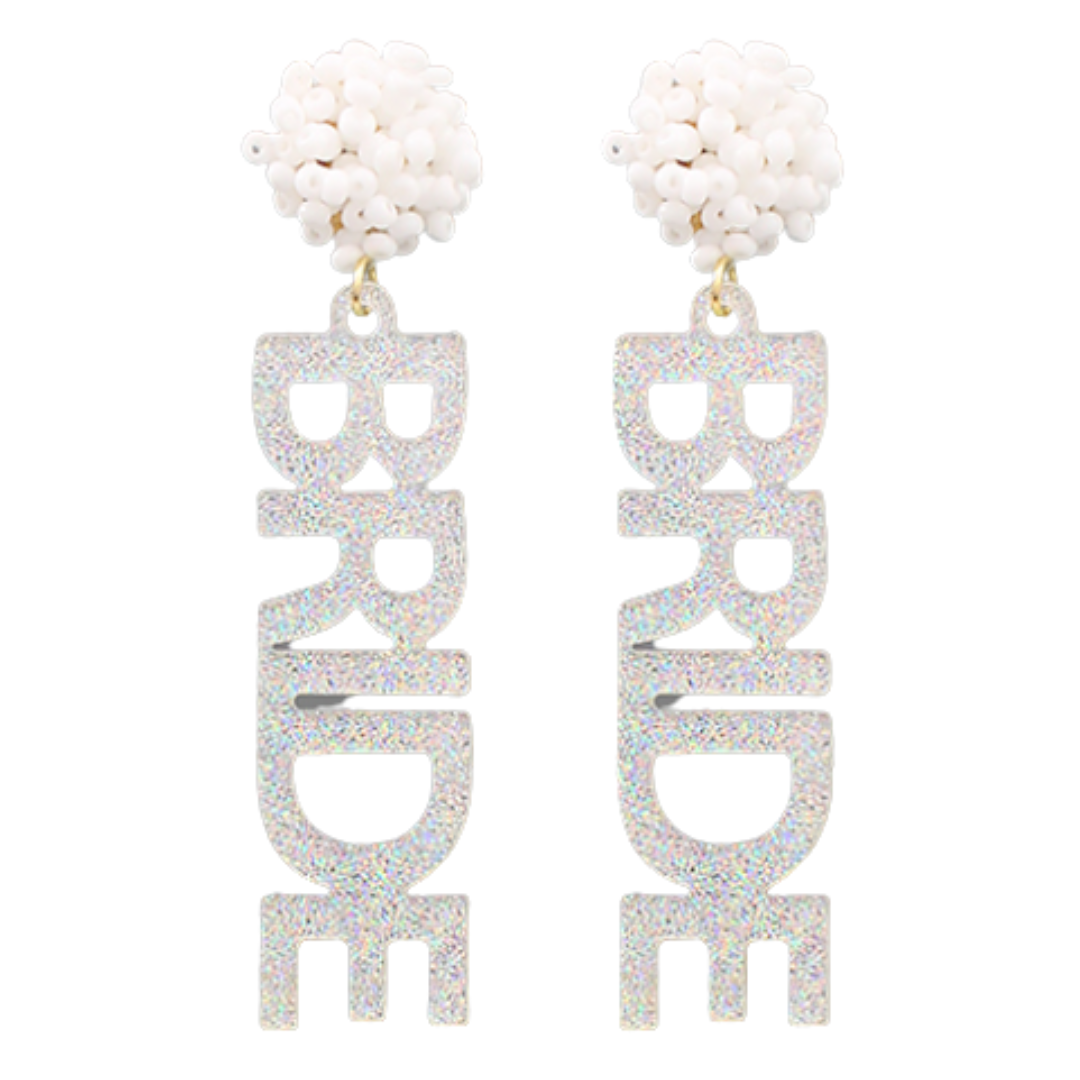Glitter Bride Earrings