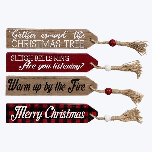 Wooden Christmas Tag