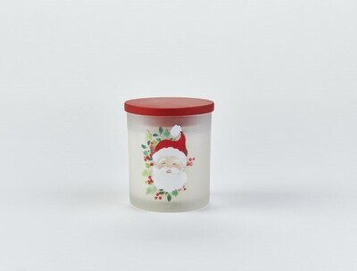 Cranberry Spice Santa Candle