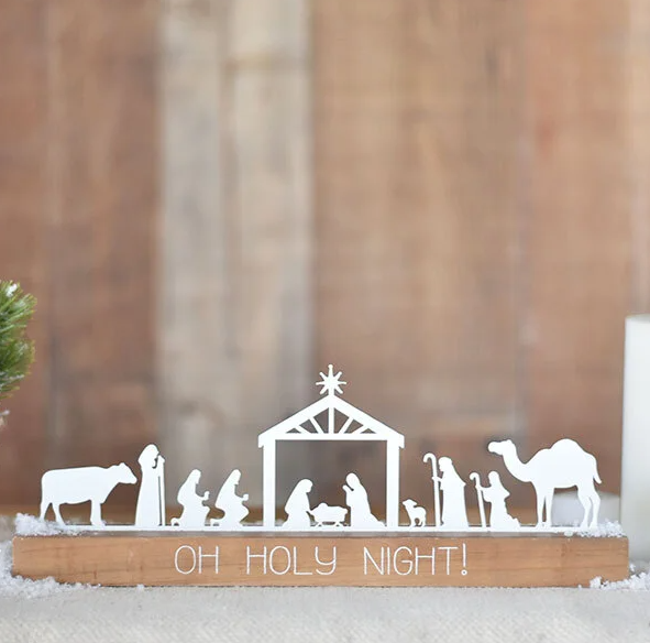 Oh Holy Night Tabletop Display