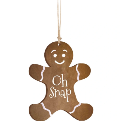 Oh Snap Gingerbread Ornament
