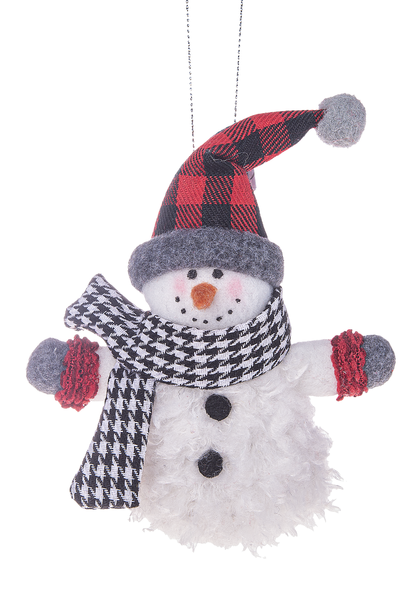 Cozy Snowman Ornament
