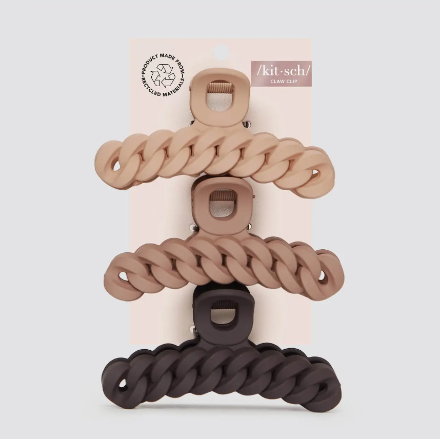 Neutral Chain Claw Clip Set