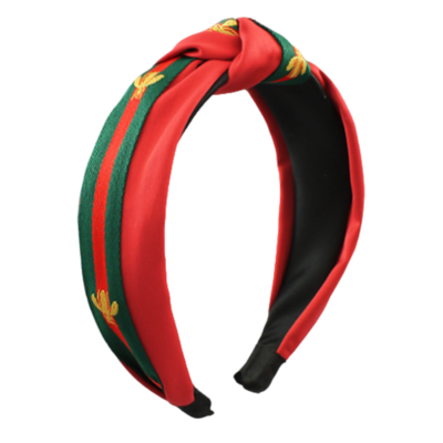 Red & Green Bee Headband