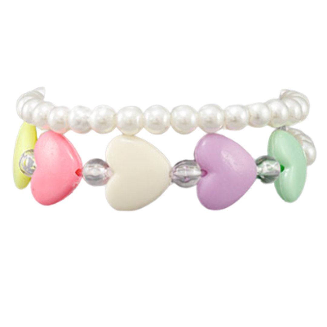 Pearl & Hearts Bracelet