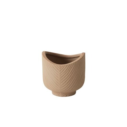 Short Matte V-Design Vase