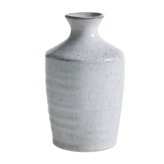 Lg Gray Speckled Vase