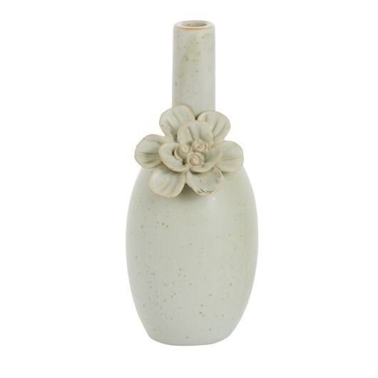 Speckled Gray Flower Vase