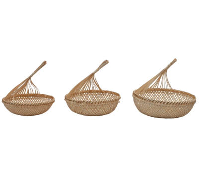 Lg Hand-woven Seagrass Basket