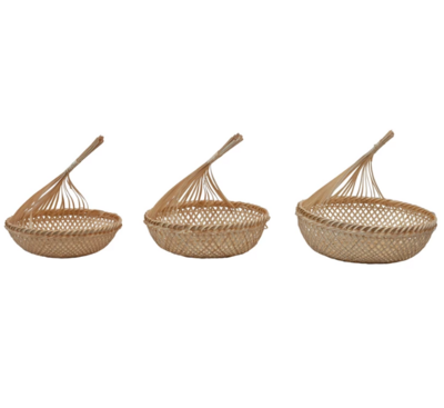 Med Hand-woven Seagrass Basket