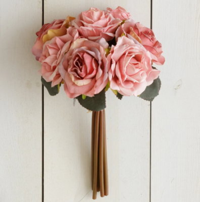 Pink Dried Roses Bouquet
