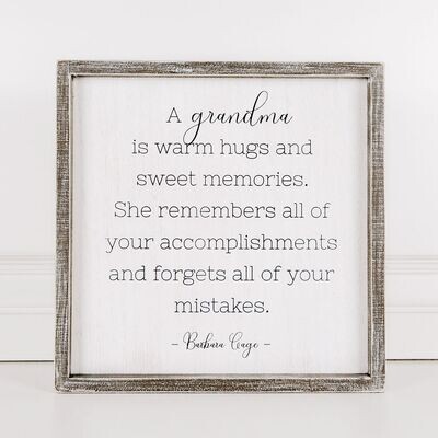 Grandma Hugs Sign