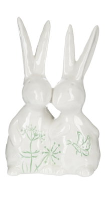 Bunny Couple Figurine