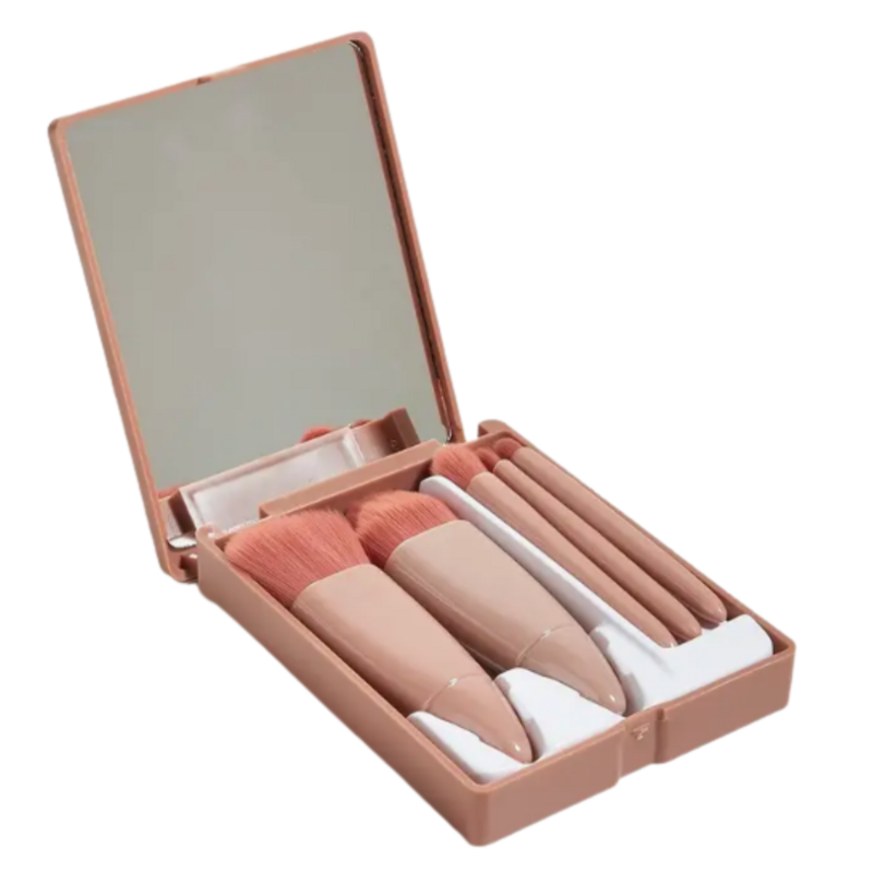 Pink Makeup Brush Set