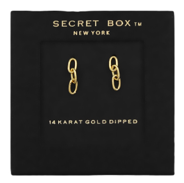 14K Gold Dipped Chain Studs